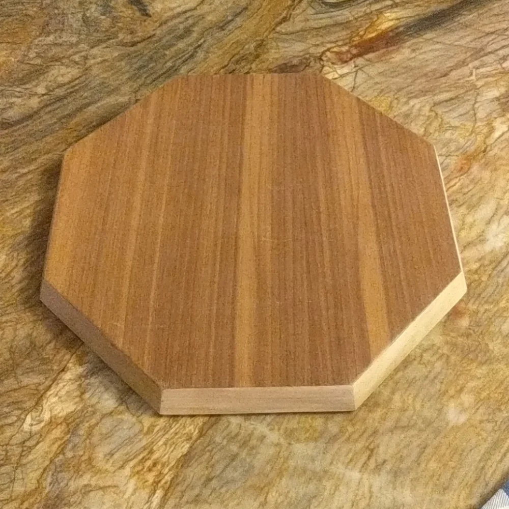 Wood serving tray